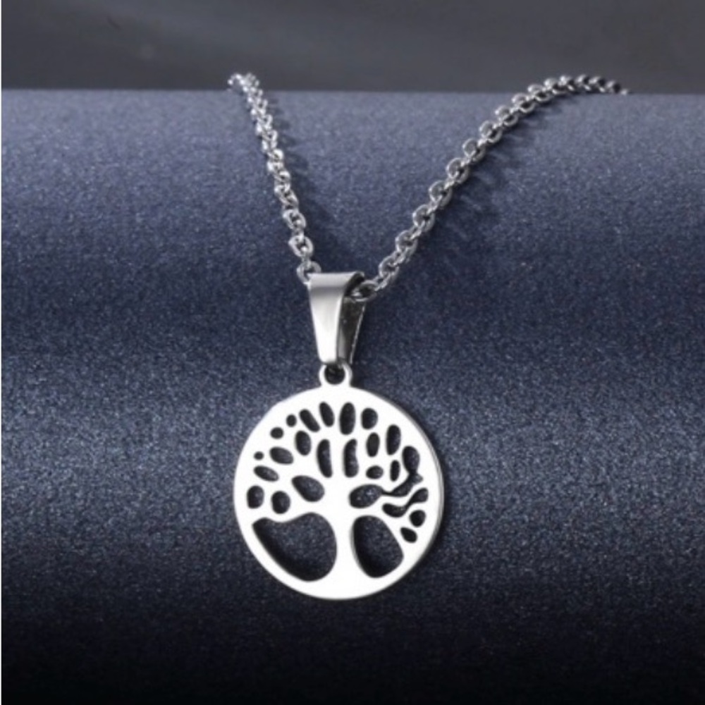 Sterling Silver Tree of Life Pendant Necklace